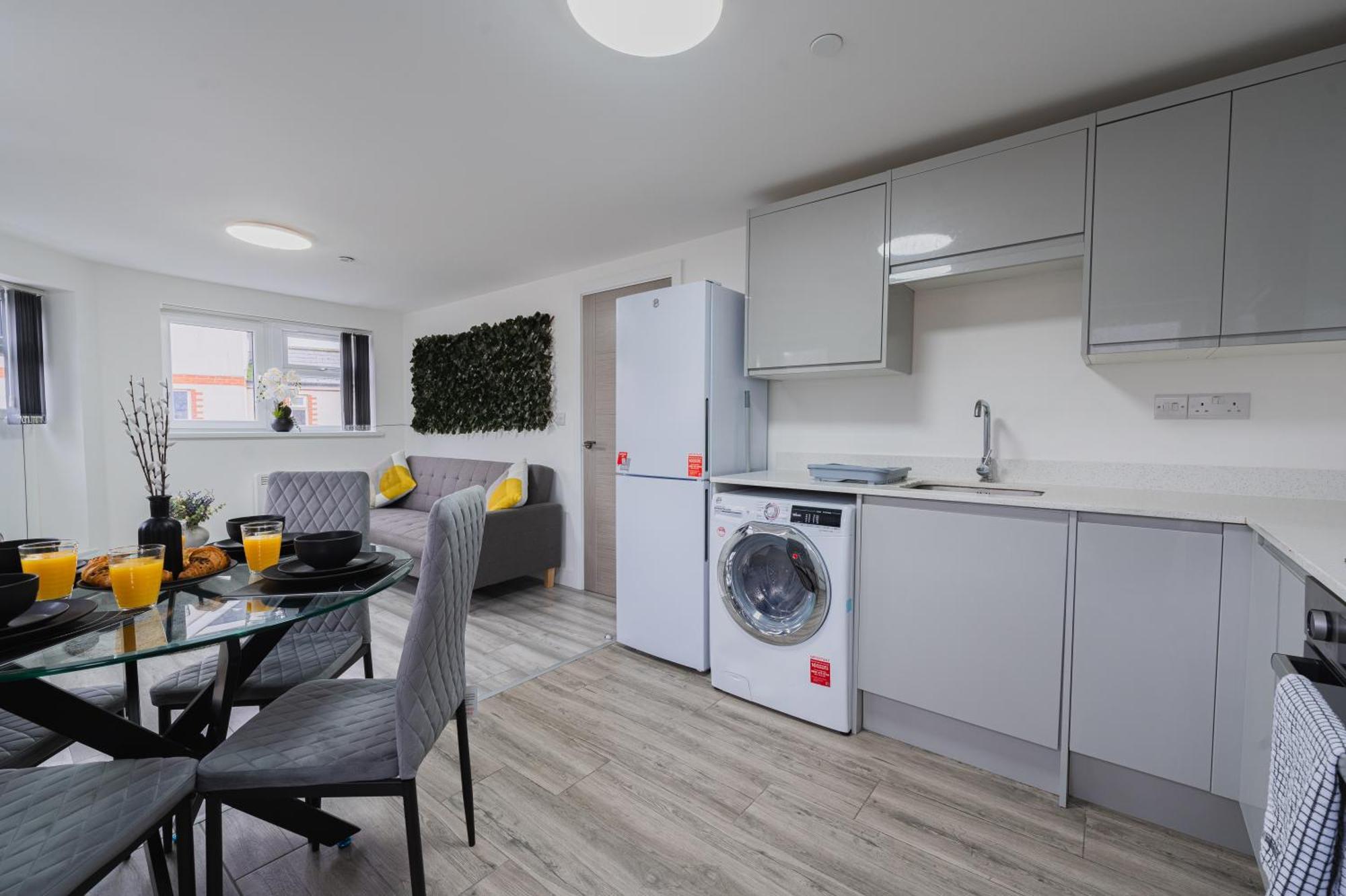 Brand New Luxe Two Bedroom Flat! Excellent Wifi Apartment